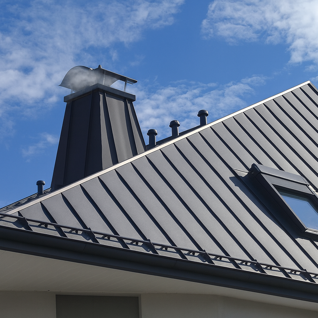 bac acier posé sur une toiture bac acier posé sur une toiture