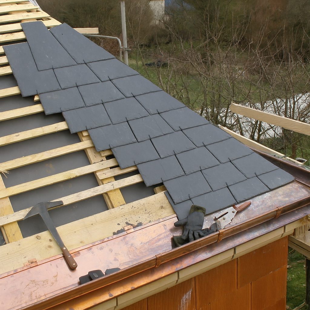 couverture en ardoise à mulsanne