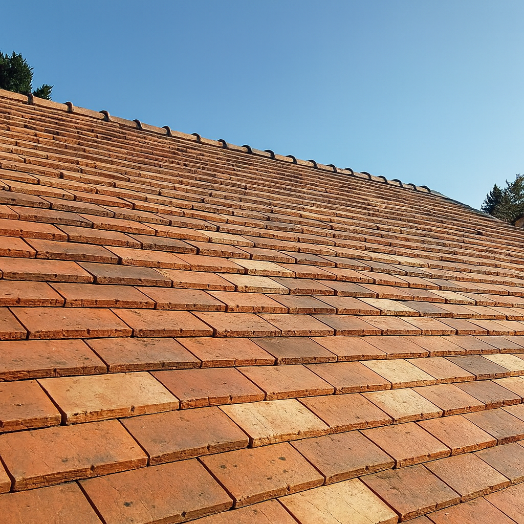 rénovation en couverture tuile plate